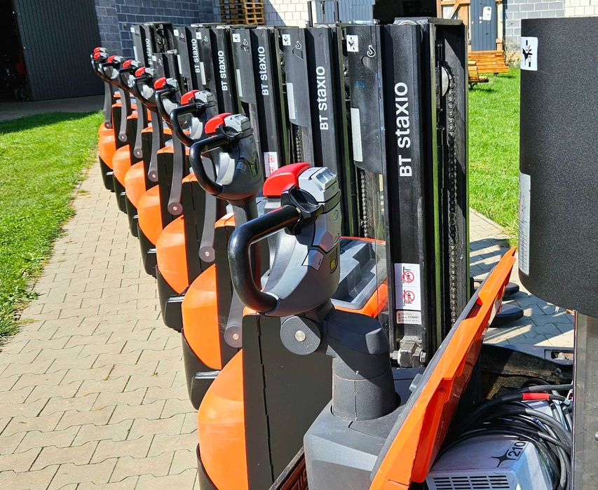 10szt Toyota SWE 200D 2018r wózek widłowy paleciak elektryczny niski