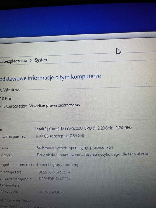 Laptop HP Probook I5 5gen/8GB/128SSD