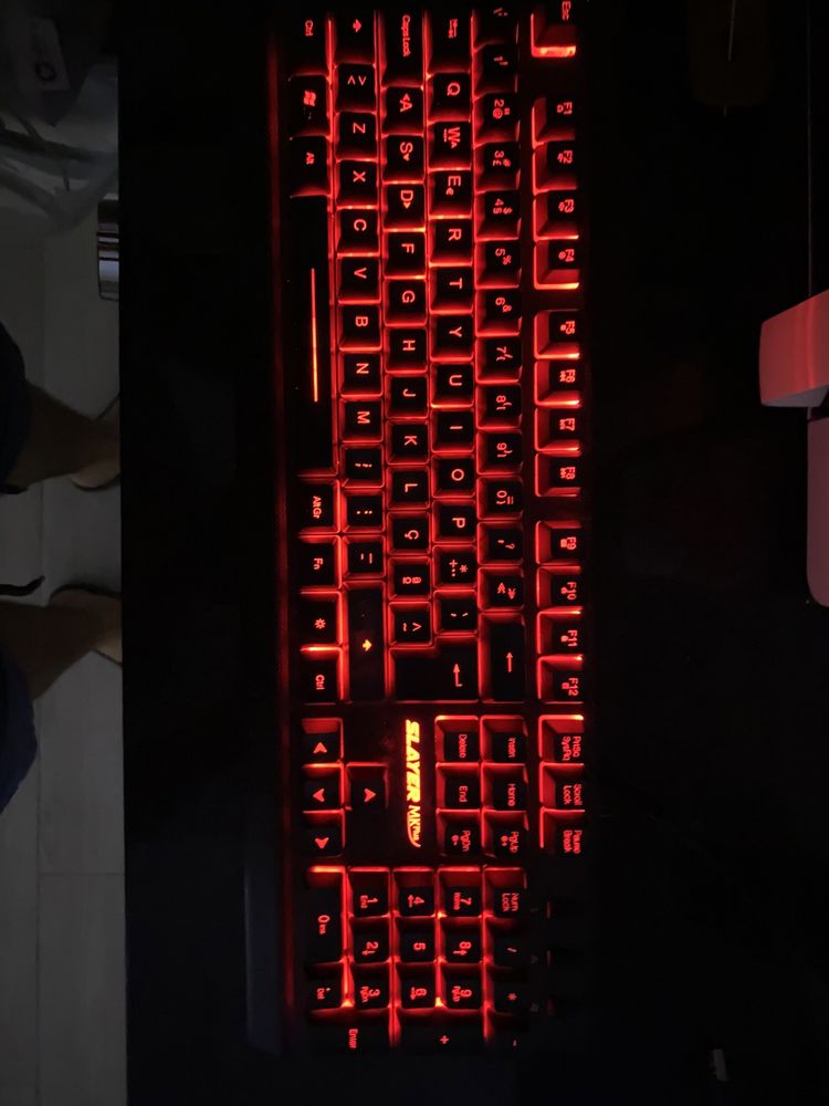 Teclado computador/pc com led