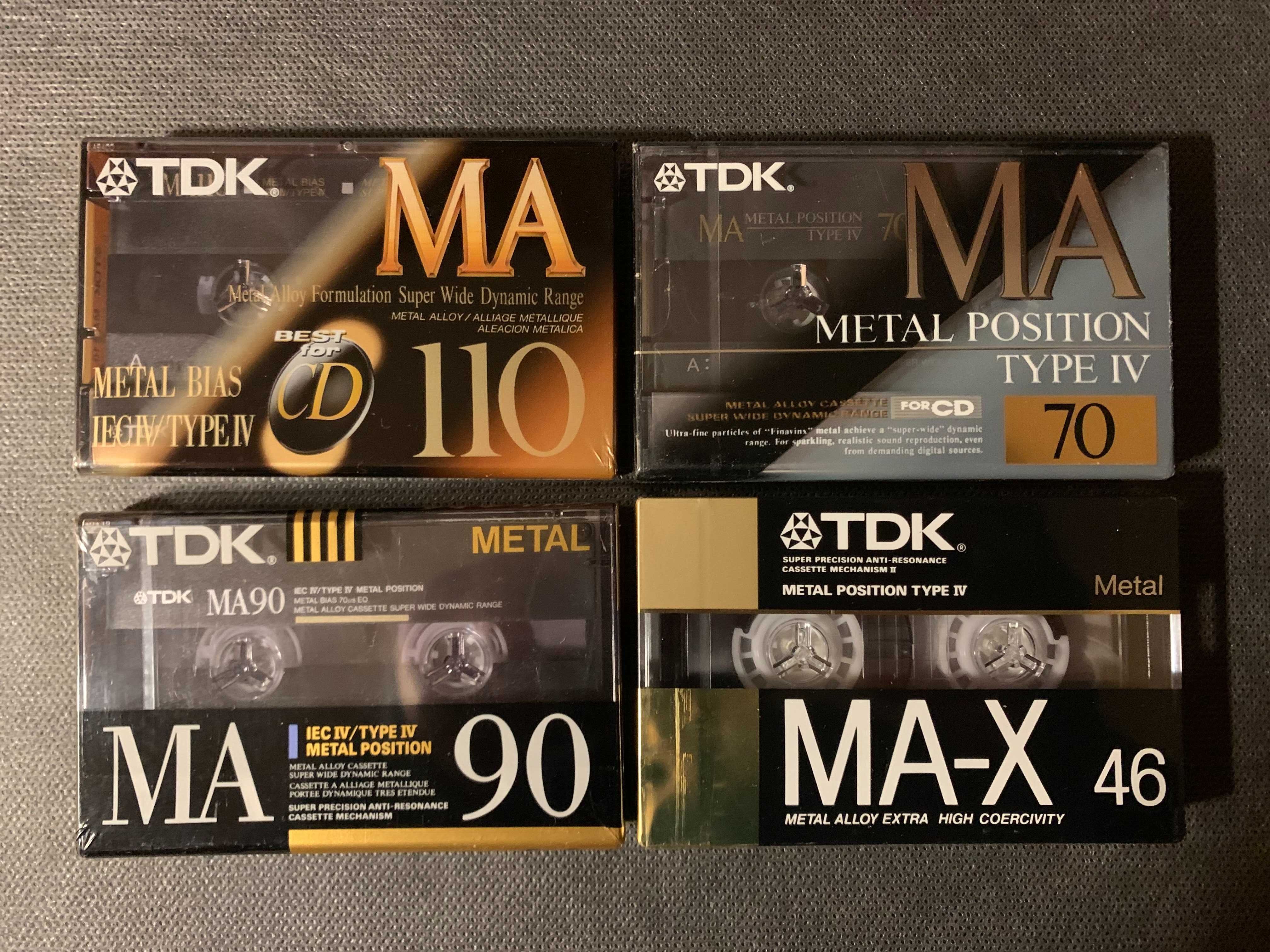 Аудиокассеты TDK SONY Maxell и др