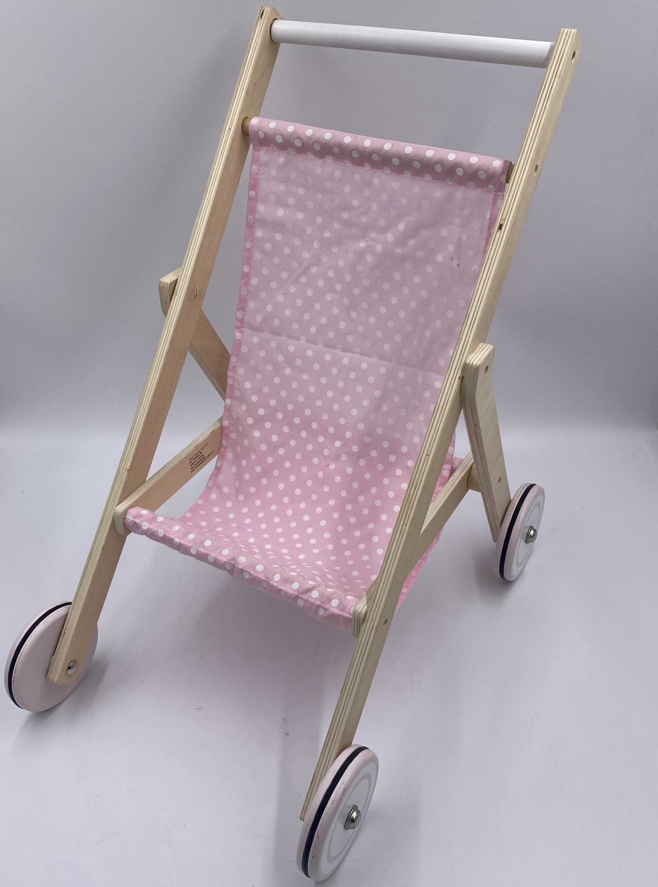 OPIS Drewniany wózek dla lalek New Classic Toys 10780