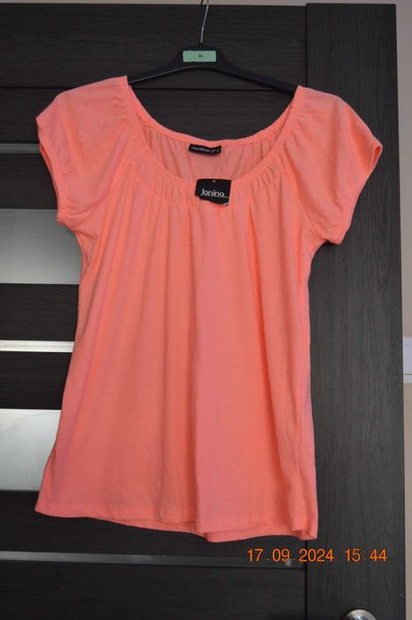 T-shirt damska pomarańczy jasno " janina "