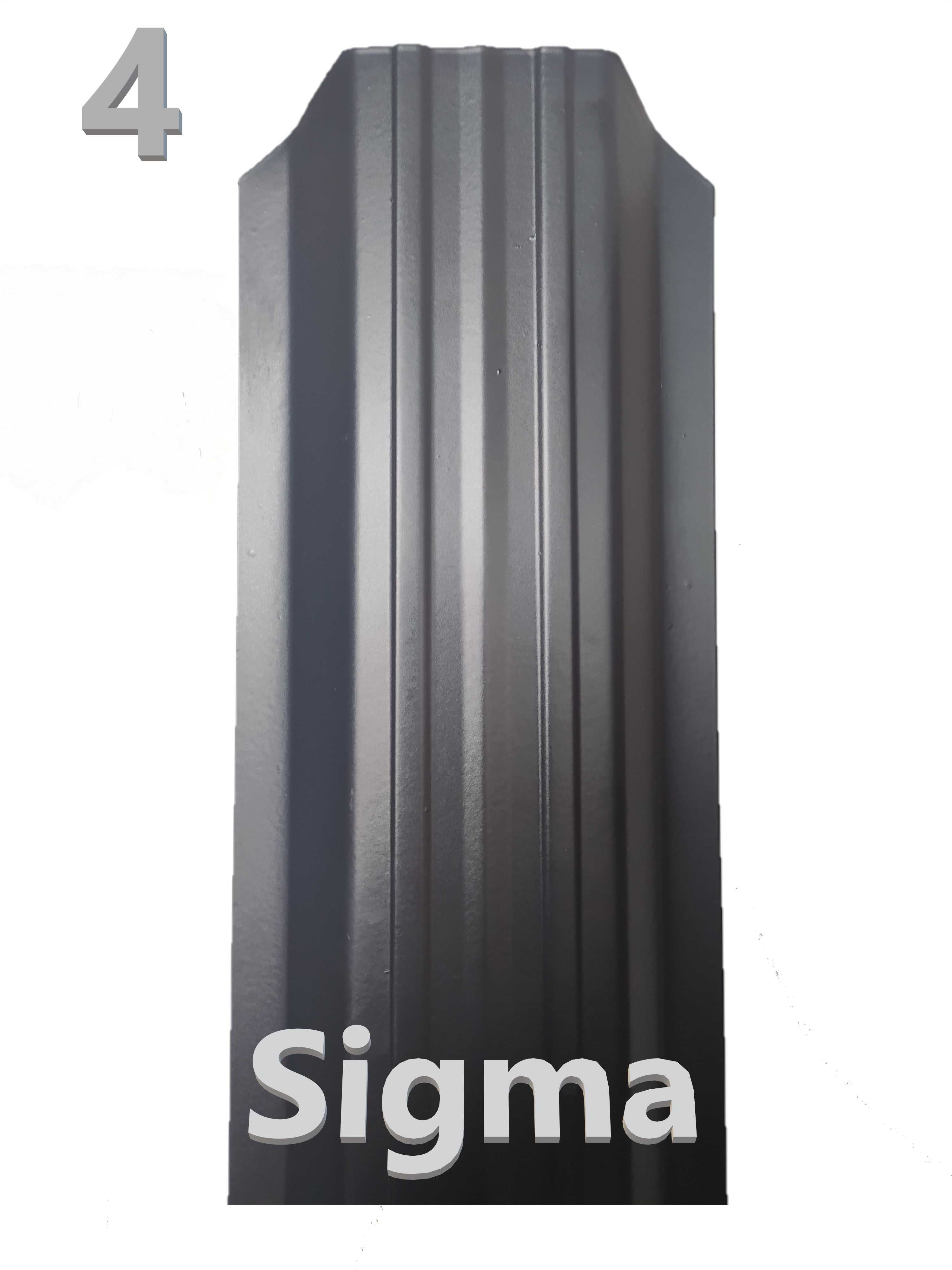 Sztachety 0,8mm metalowe SIGMA malowane proszkowo MAT obustronnie 11cm