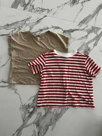 Zara, H&M T-shirt, koszulka zestaw rozm. S