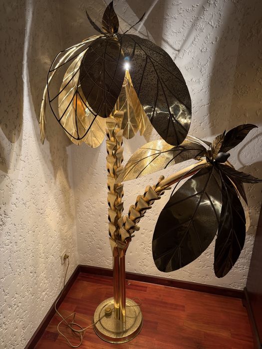 Candeeiro palmeira em latão