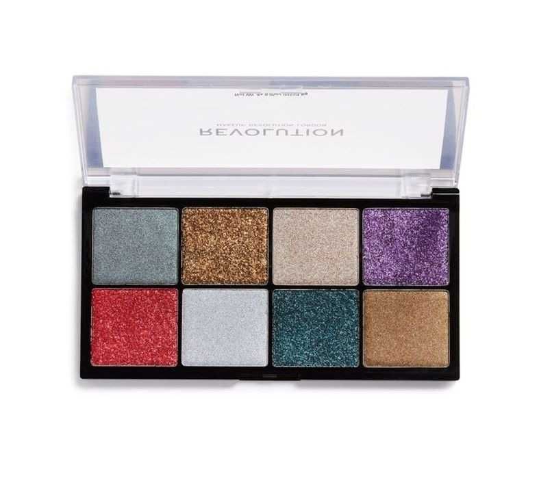 Палетка теней глиттеров Revolution Halloween Possessed Glitter Palette
