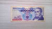 Banknot PRL  100000  zł  1993   ser. G