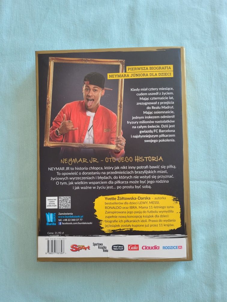 Pierwsza biografia Neymara dla dzieci - książka