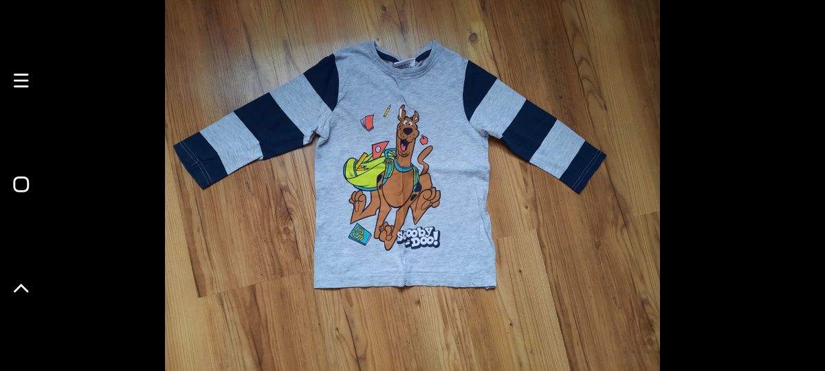Zestaw 6  bluzek dla chłopca 110 Minionki, Scooby-Doo