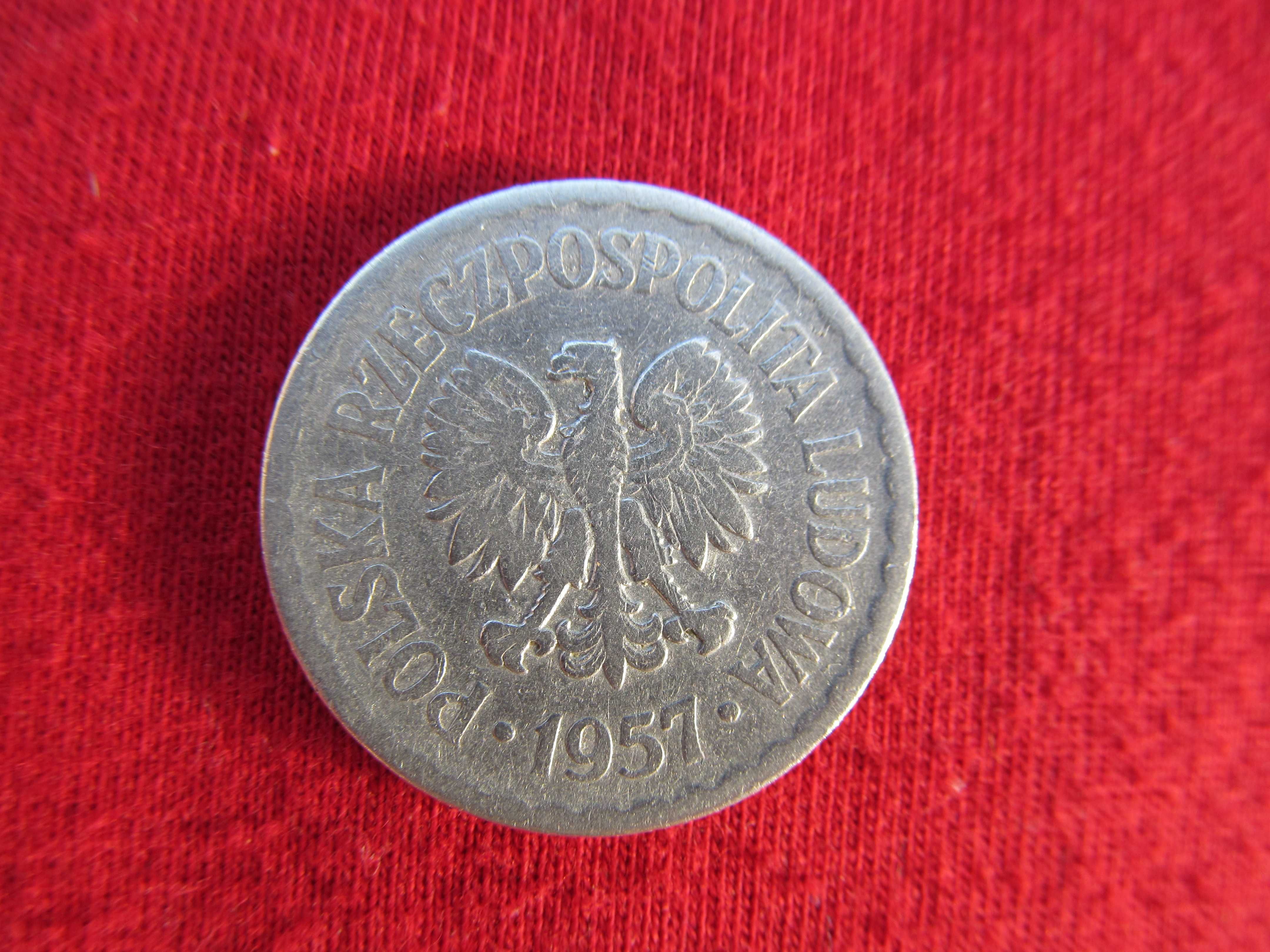 moneta 1 zl 1957 r