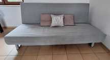 sofa rozkładana IKEA Beddinge szary pokrowiec