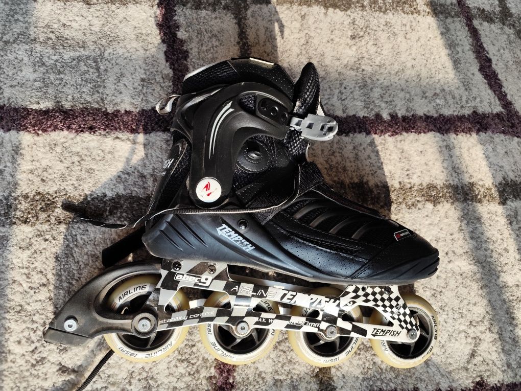 Rolki Tempish Airline II 90 ABEC 9 Chrome rozm. 46, plecak gratis