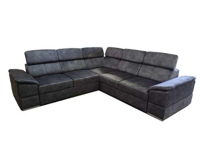 Duży narożnik JOY 2R2 z pojemnikiem i funkcją spania ROGÓWKA Wysyłka