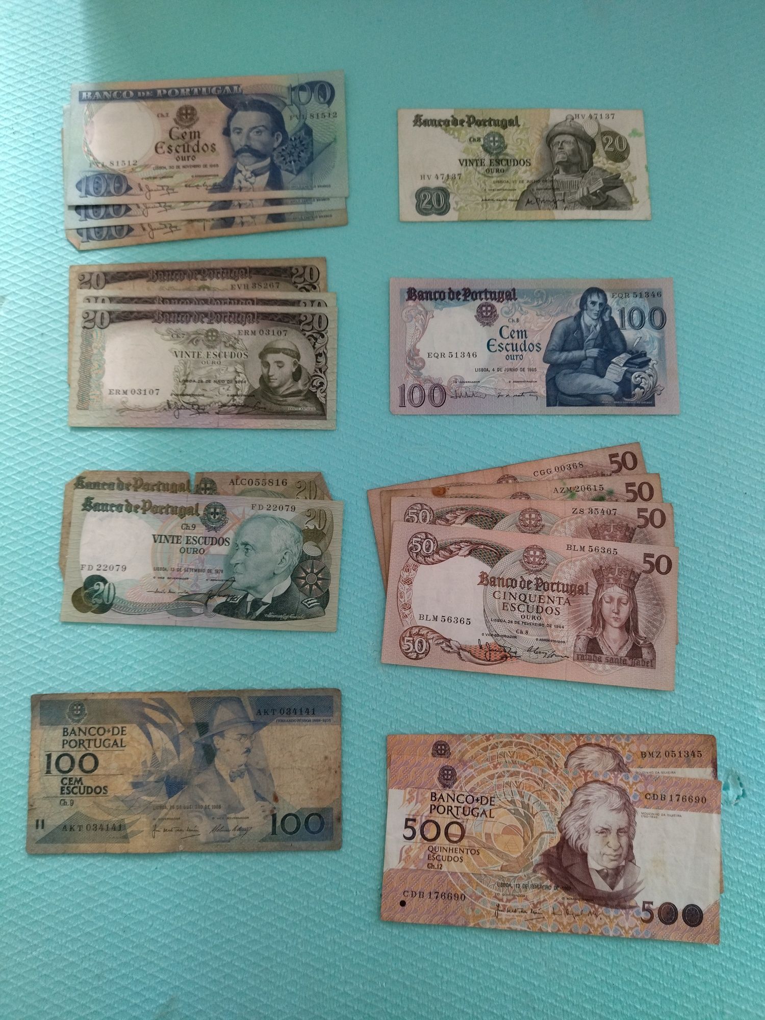 Coleção Notas e moedas