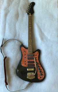 Guitarra Eléctrica anos 60 modelo raro para restauro