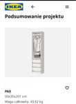 Sprzedam szafke do garderoby/ sypialni  IKEA