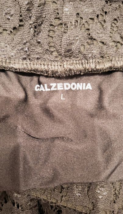Nowe spodnie koronkowe rozszerzane Calzedonia r. L