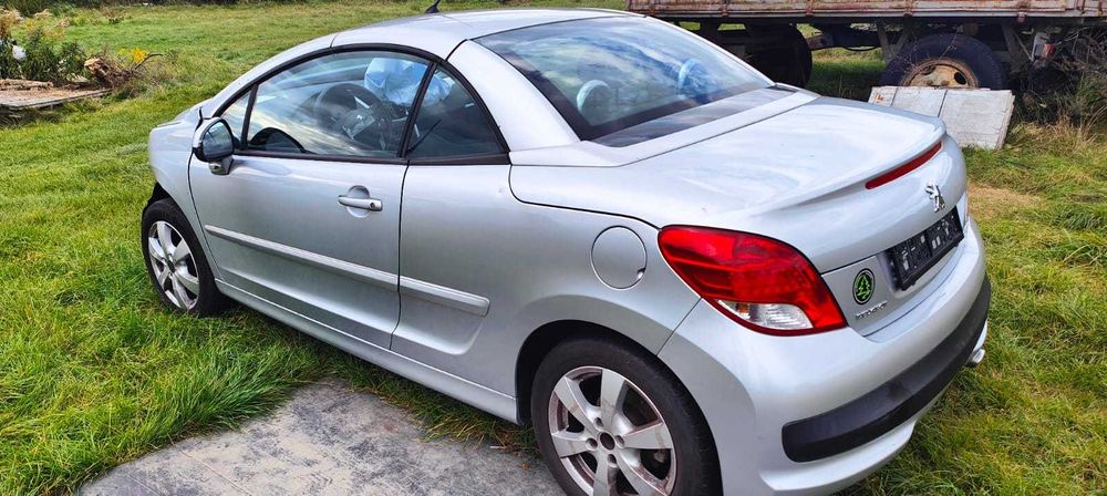 Peuget 207 Kabrio uszkodzony 2009 rok