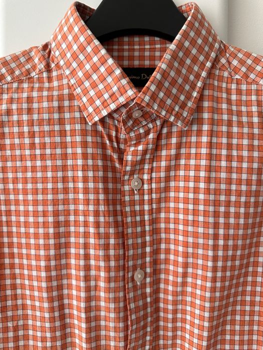 Bawełniana koszula w drobną kratkę Massimo Dutti r. M