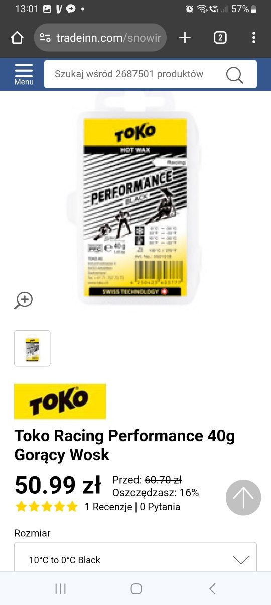 Toko Racing Performance 40g