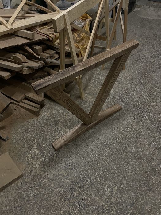 Стіл обідній, кухонний з натурального дерева