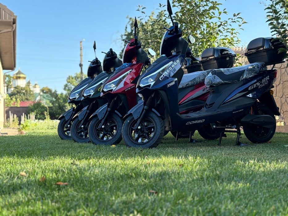 Електроскутер Corso GTS RR Pro 1500W 72V/32Ah батареї ЛІТІЙ-ЗАЛІЗО-ФОС