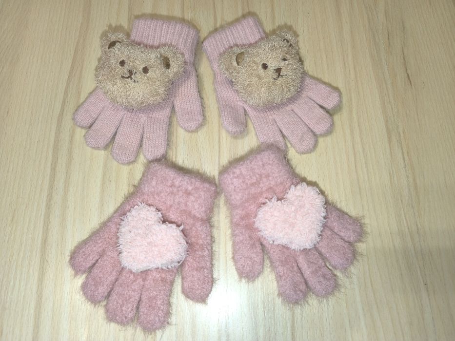 Рукавички з мордочками перчатки