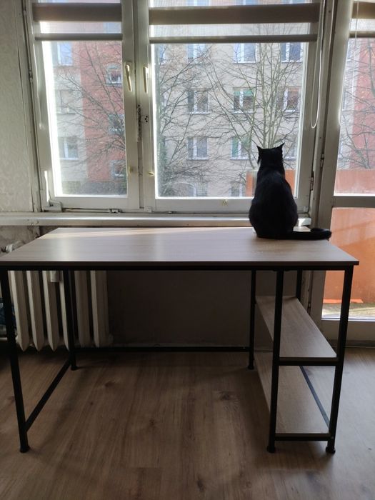 biurko dąb sonoma loft 120x60