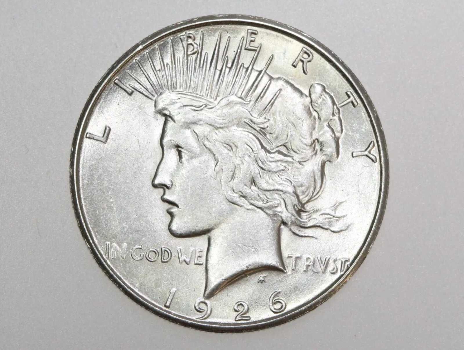 One Dollar Peace 1926 em Prata Maciça