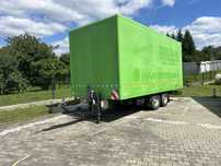 Przyczepa tandem aluminiowa zaczep gorny stan b dobry