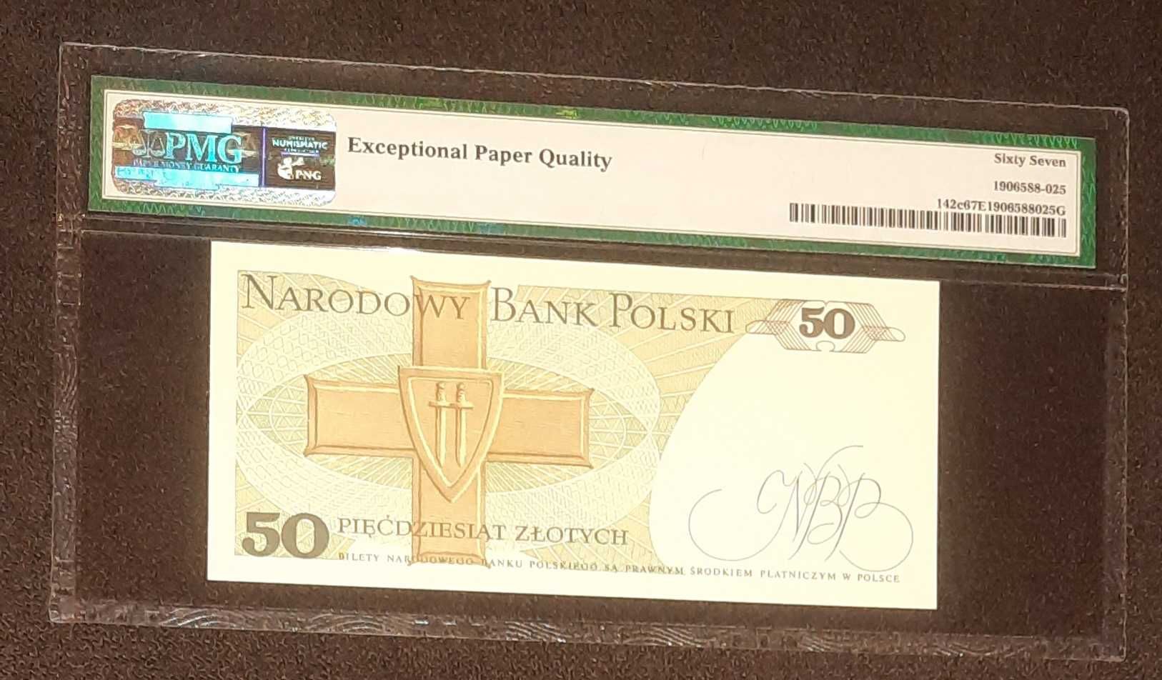 Banknot 50 zł i 100 zł PMG67 iPMG66 polecam