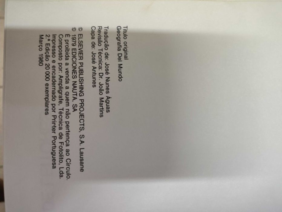 Livros Geografia Universal Ilustrada - 4 Vol.Circulo de Leitores 1980