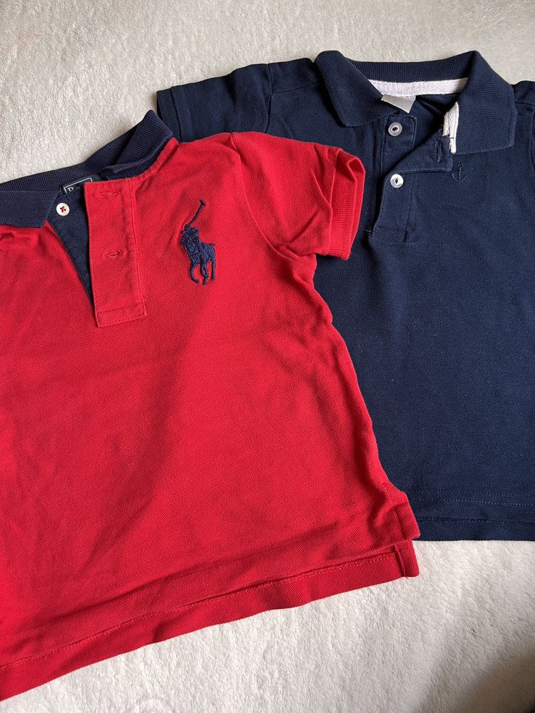 Koszulki Polo Ralph Lauren i H&M r.86