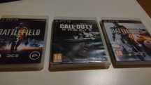 3 strzelanki na Sony PlayStation Battlefield 3 4 Call of Duty Ghosts