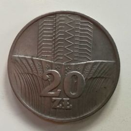 Moneta 20 zł z 1973 roku (