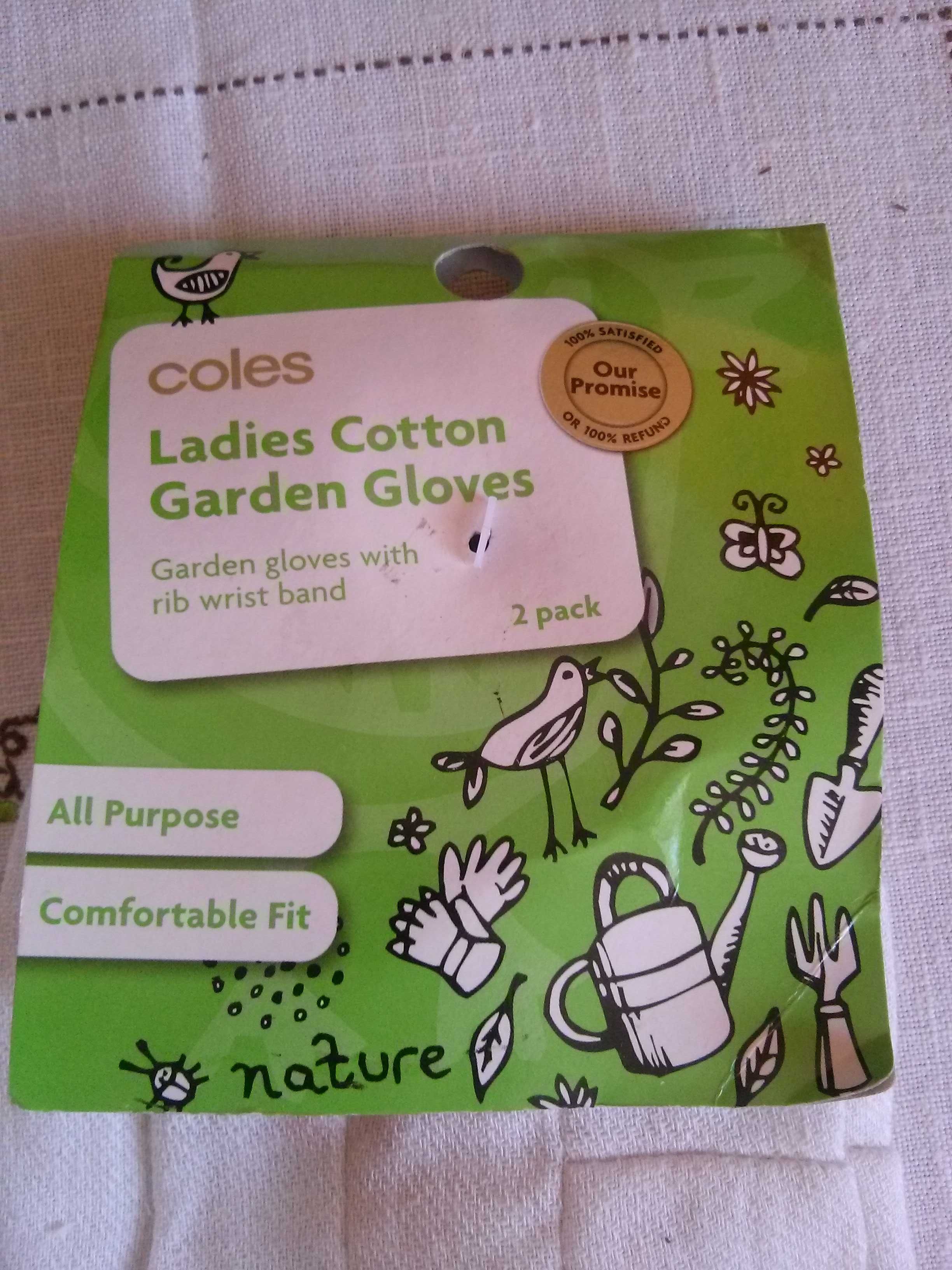 materiałowe rękawiczki do pracy w ogrodzie, damskie