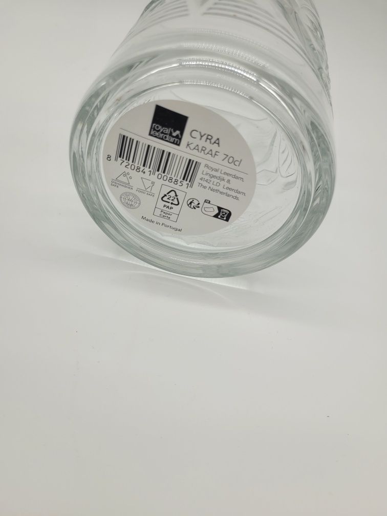 Karafka Dzbanek 0.7L Tłoczone Szkło