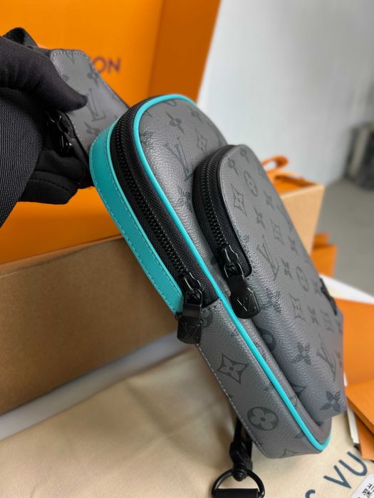 Слинг Louis Vuitton плечевая сумка LV бананка Луи Витон c873