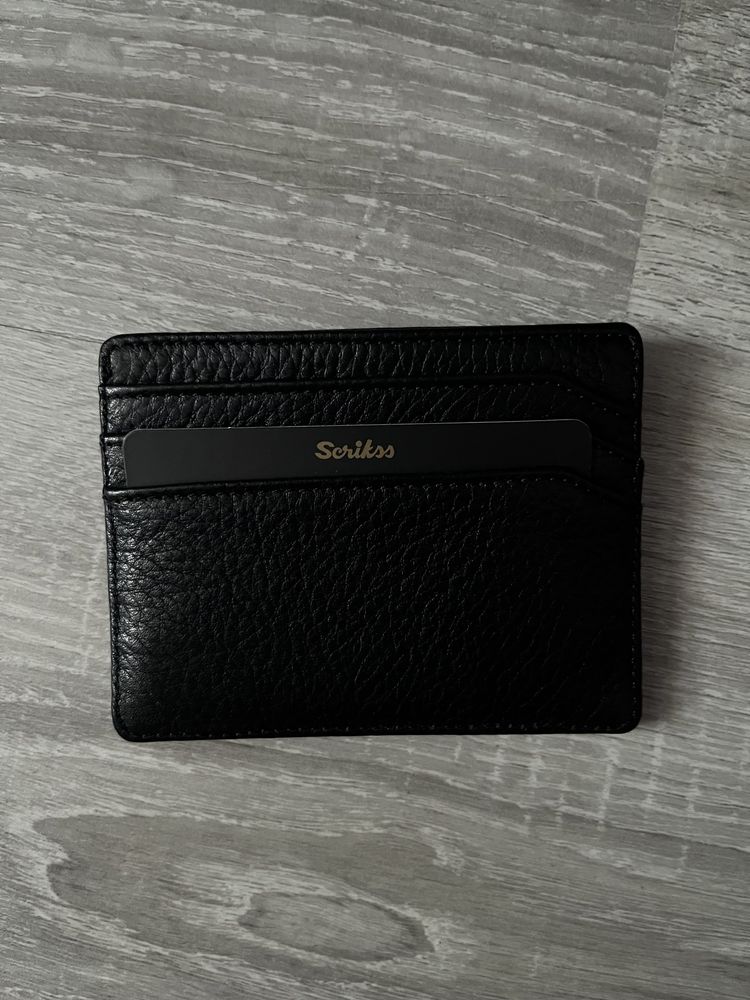 Zestaw elegancki Scrikss pióro wieczne i etui na karty