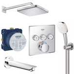 UA26415SC6 Grohe SmartControl Душ.система з термостатом на 3 споживачі