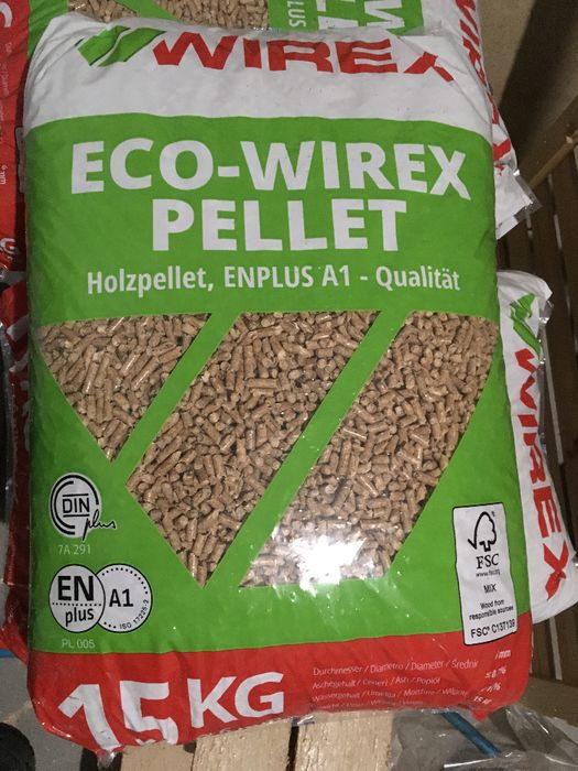 Pelet pellet drzewny ECO-WIREX 6mm certyfikat-OP