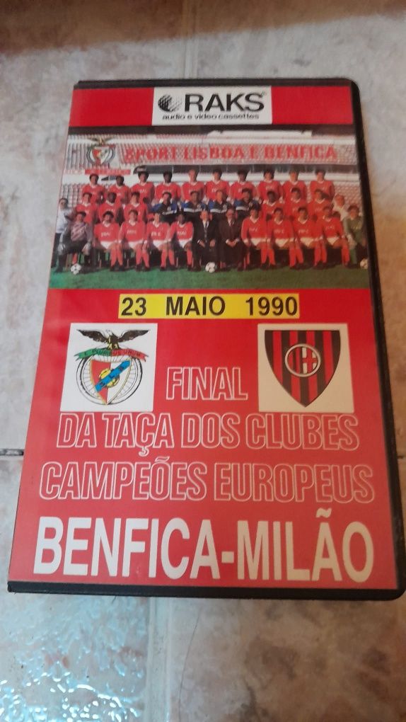 VHS Benfica vs Milão 1990