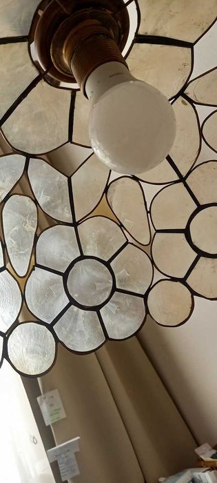 Lampa podłogowa w stylu Art Deco - na kółkach