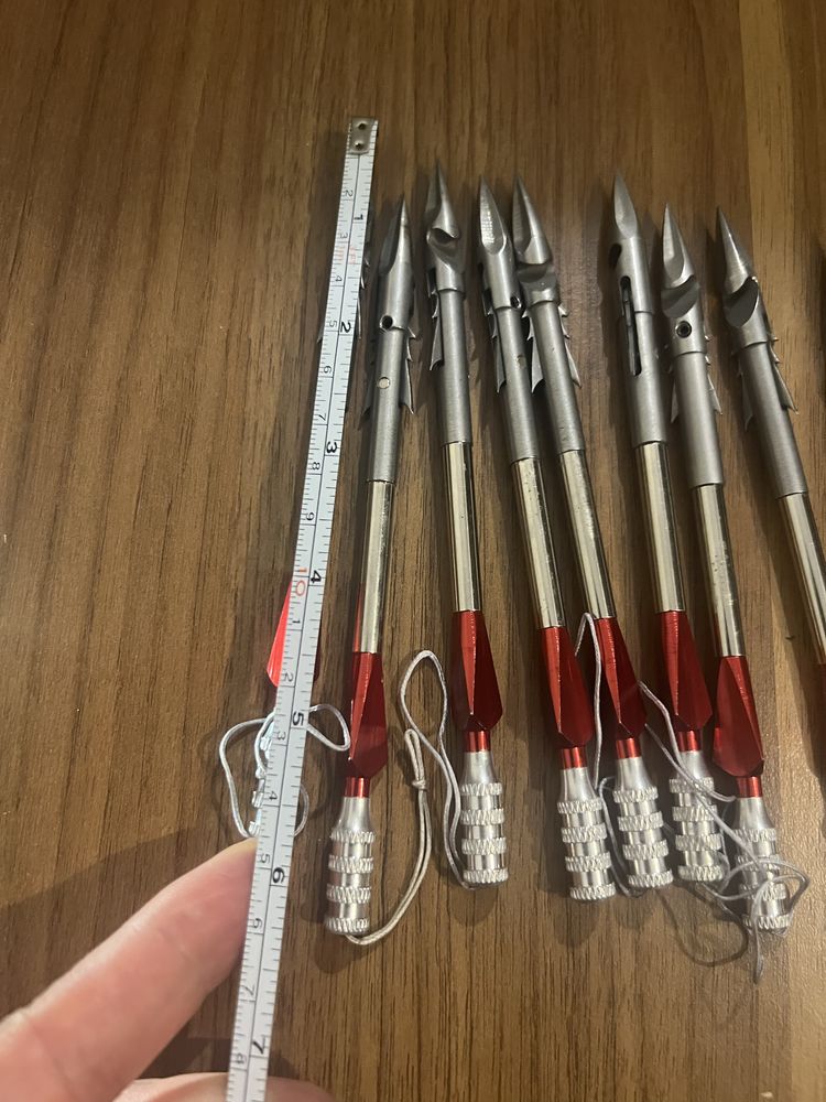 Proca nowa wędkarska metalowa strzały do procy bełty