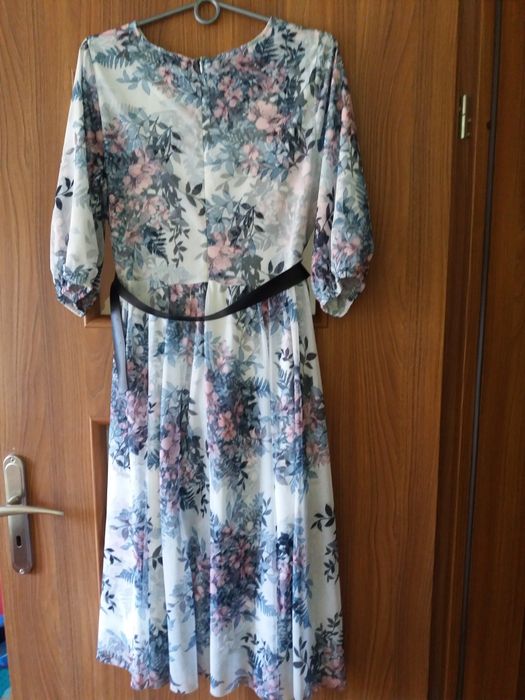 Sukienka hiara 44 wesele, letnia w kwiaty