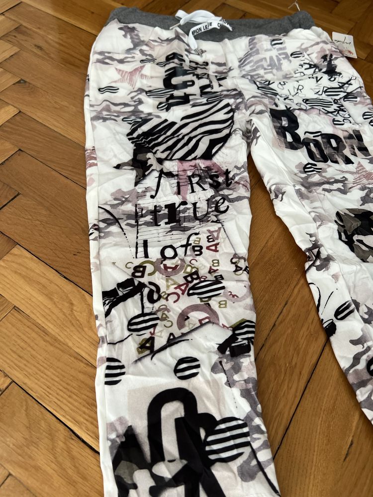 Spodnie damskie gnieciuchy L-XL