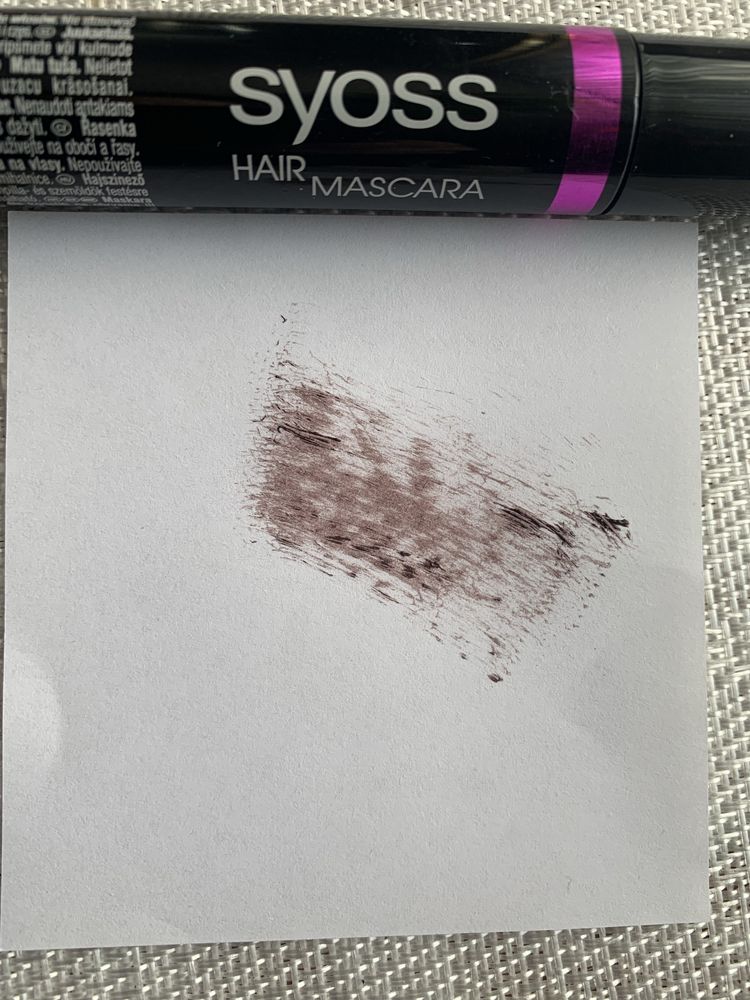 Syoss Hair Mascara do włosów 16 ml brązowa