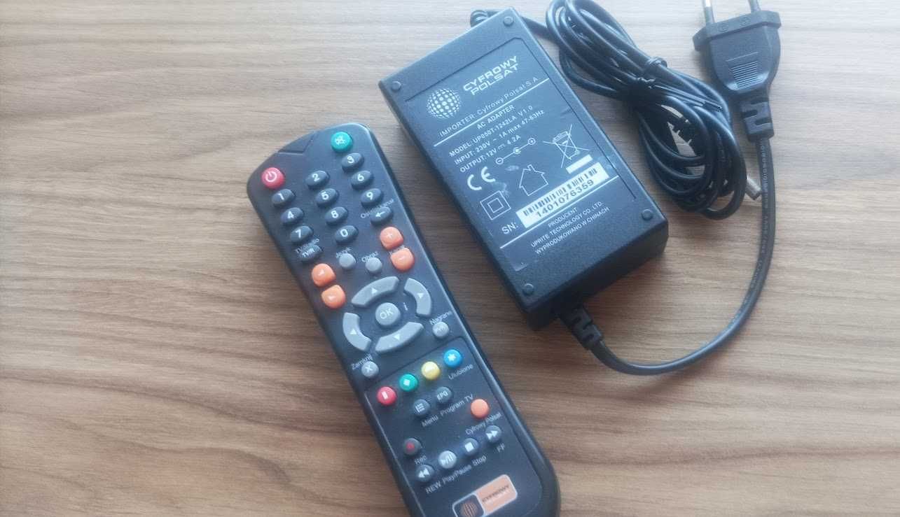 Nowy zasilacz i pilot do Polsatu