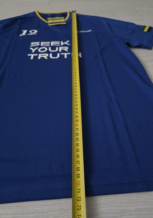 koszulka Ayrton Senna 12, official, Formula 1, F1, M