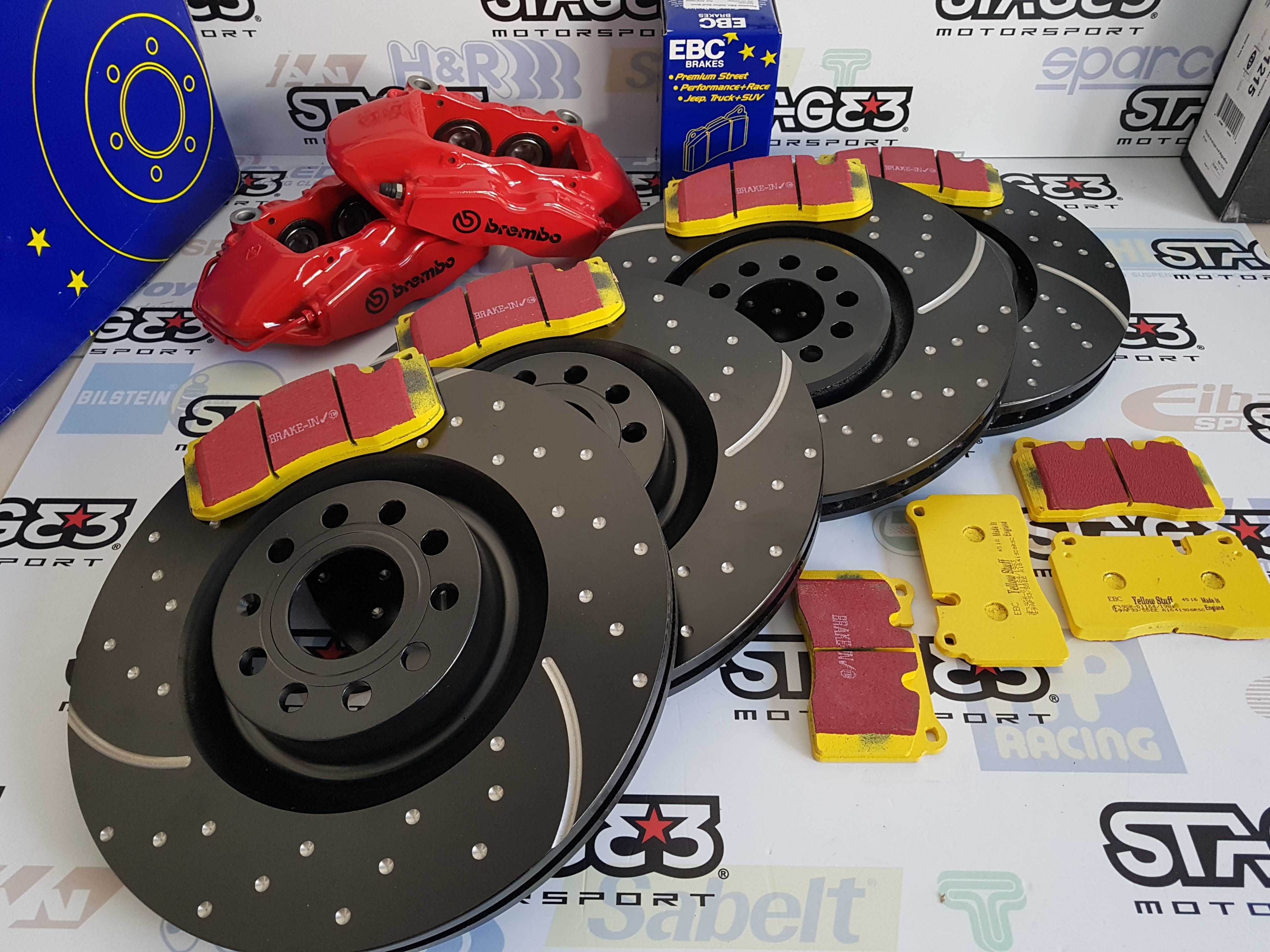 Pinças Brembo 4 pistons Bombas Travão Tarox EBC BMW E36 E92 Civic EP3